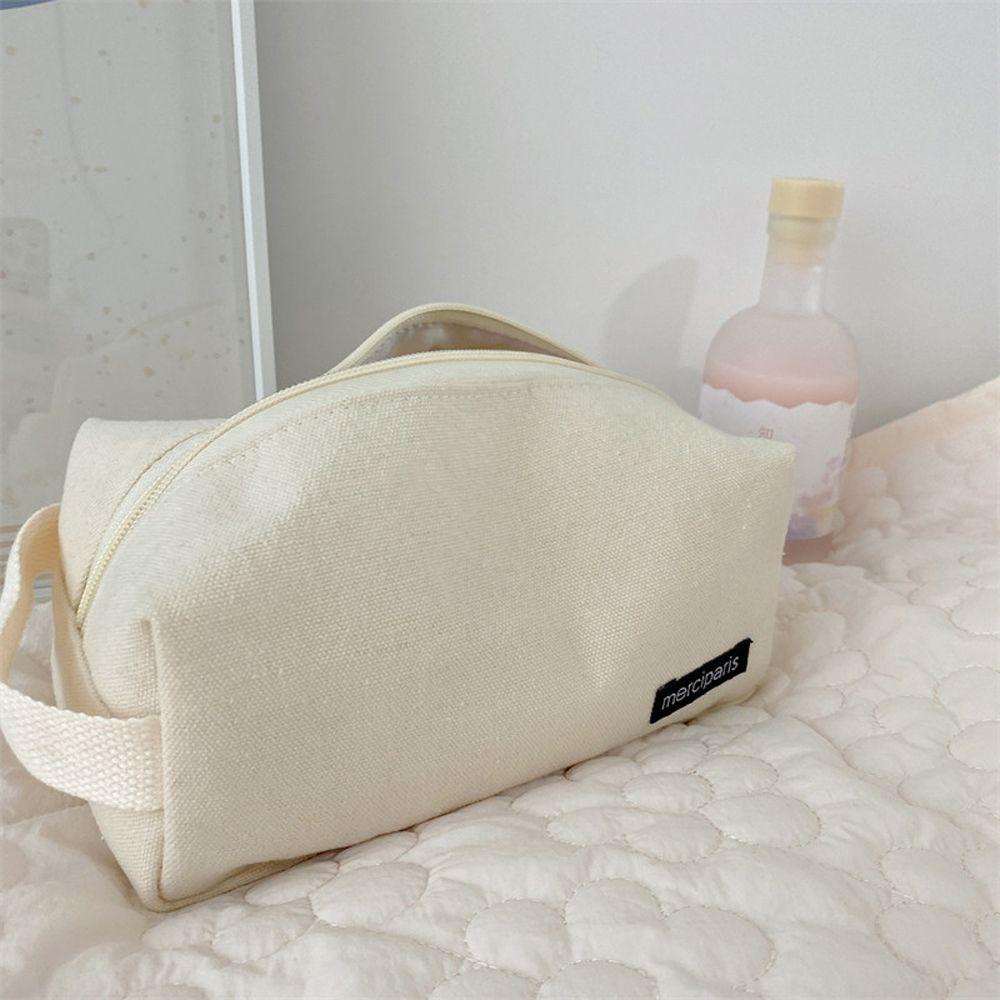 Túi Đựng Mỹ Phẩm Cỡ Lớn Có Khóa Kéo Tiện Dụng Khi Đi Du Lịch