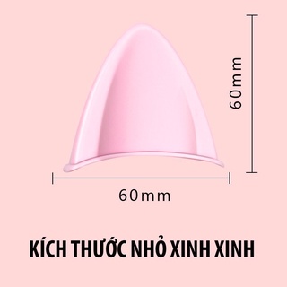 Cặp tai mèo màu hồng dễ thương gắn mũ bảo hiểm ( có keo nến và keo 3m)