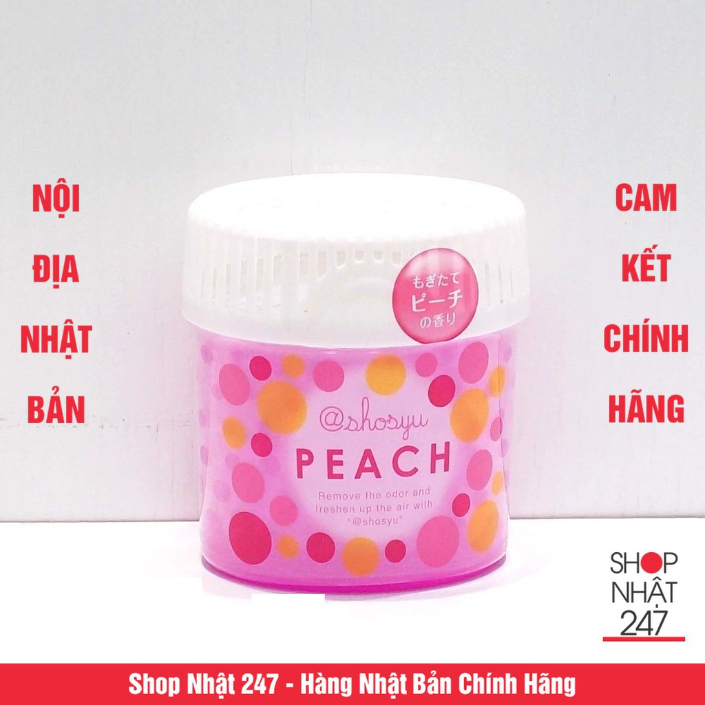 [Hỏa Tốc HN] Hộp khử mùi phòng với hương đào 150g Nội địa Nhật Bản