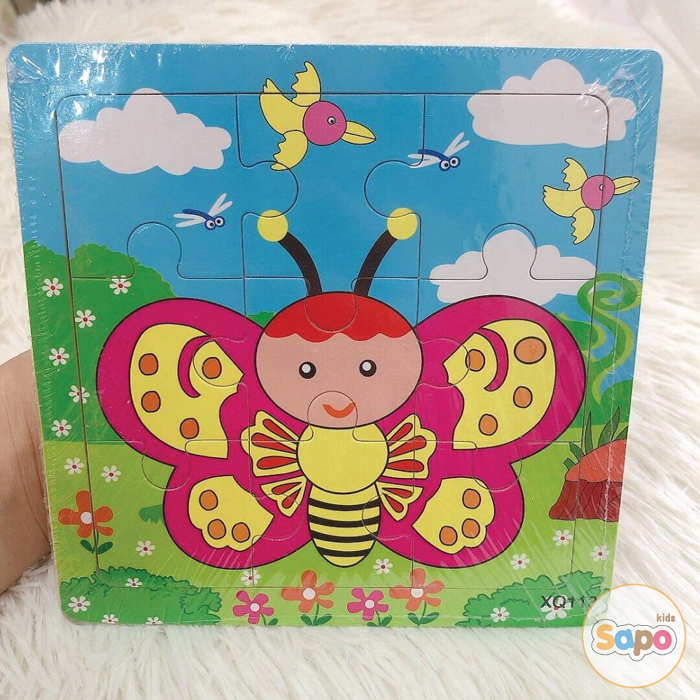 Đồ chơi,ghép hình gỗ,tranh ghép hình cho bé SAPO KIDS