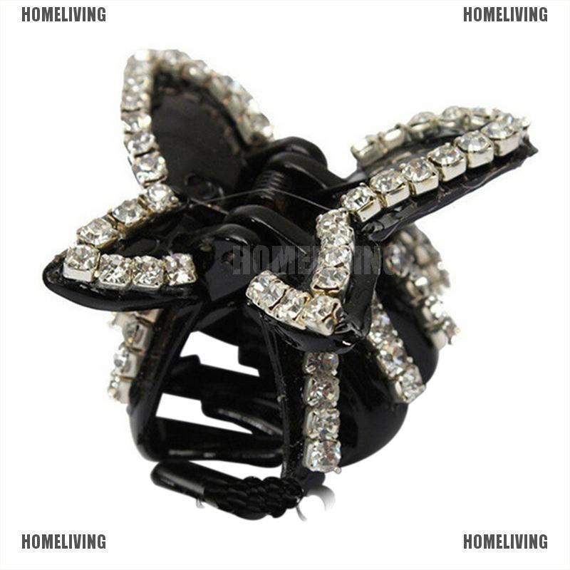 Kẹp Càng Cua Đính Đá Hình Bướm Thanh Lịch Cho Nữ