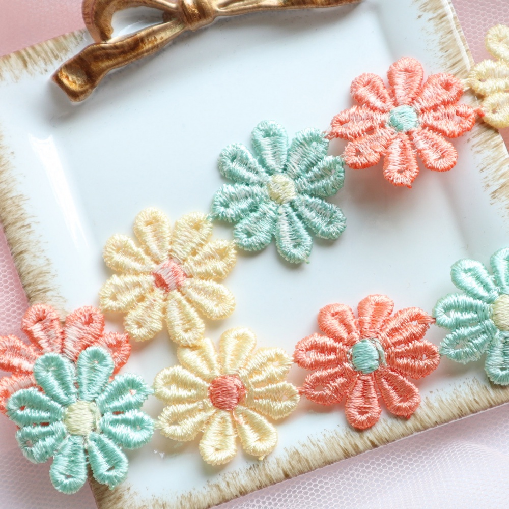 Vòng Cổ choker Họa Tiết Hoa Màu Sắc Xinh Xắn Thời Trang Xuân Hè Cho Nữ