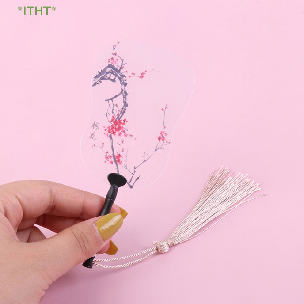 Set 2 Quạt Mini Tỉ Lệ 1: 12 Trang Trí Nhà Búp Bê Mới