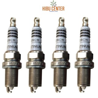 Bộ 4 bugi chân ngắn bạch kim bosch fr7dpx cho nhiều loại xe