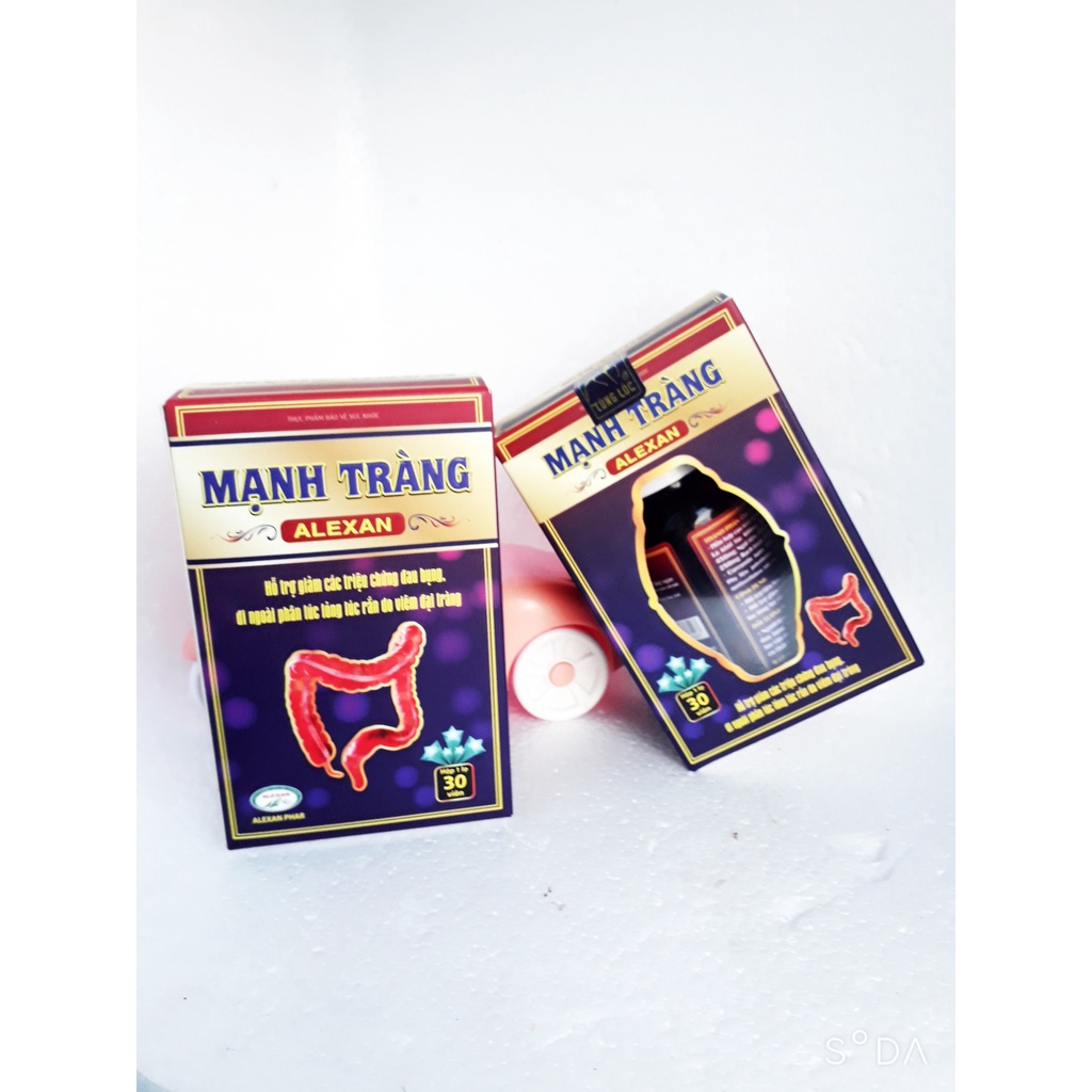 Viên đại tràng MẠNH TRÀNG, hỗ trợ giảm các triệu chứng đau bụng, đi ngoài ph.ân lúc lỏng lúc rắn do v.iêm đại tràng