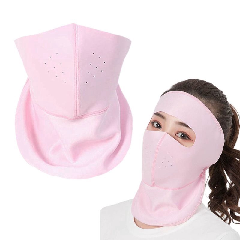 Khẩu Trang Che Mặt Bằng Lụa Lạnh Cotton Đa Năng Tiện Dụng