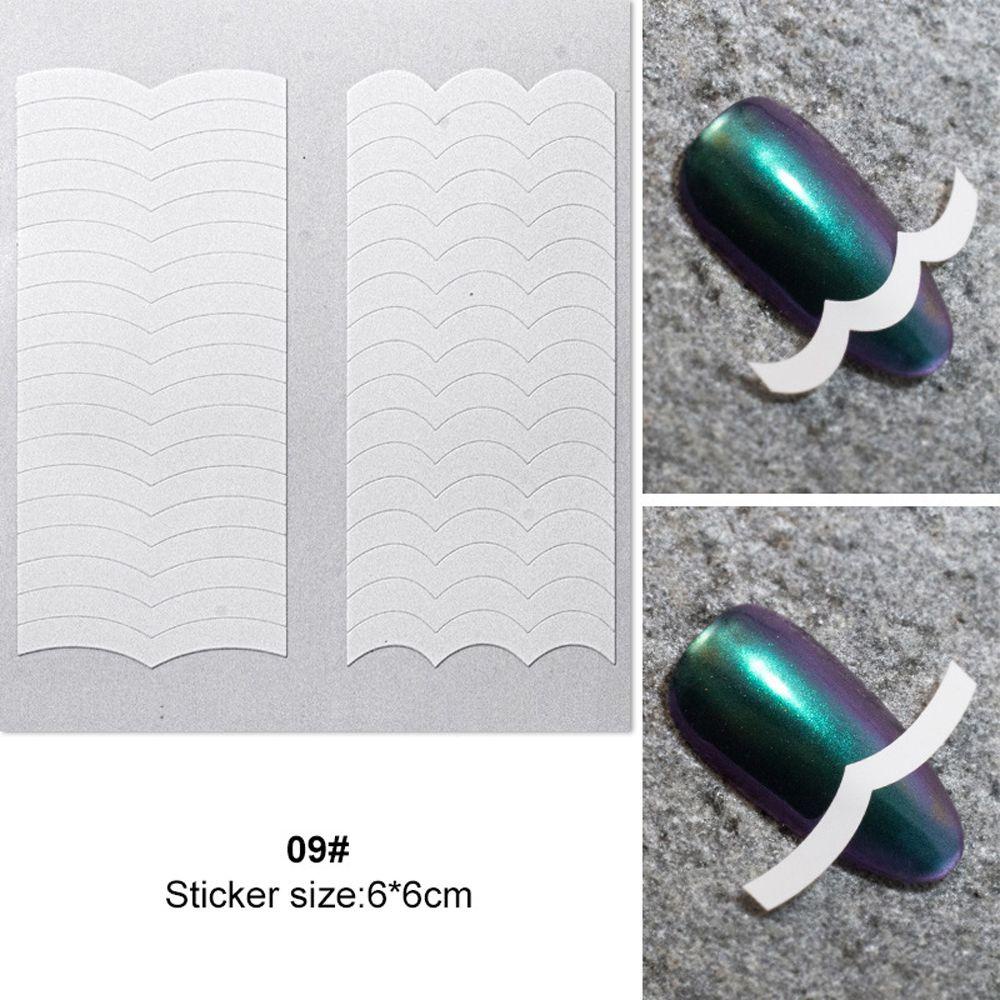 Bộ 10 Tờ Sticker Dán Trang Trí Móng Tay Thời Trang