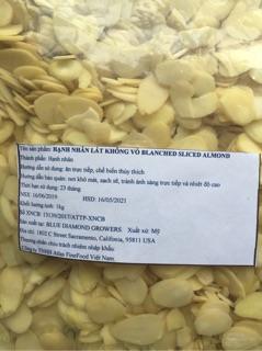 Hạnh nhân lát 1kg hàng Úc