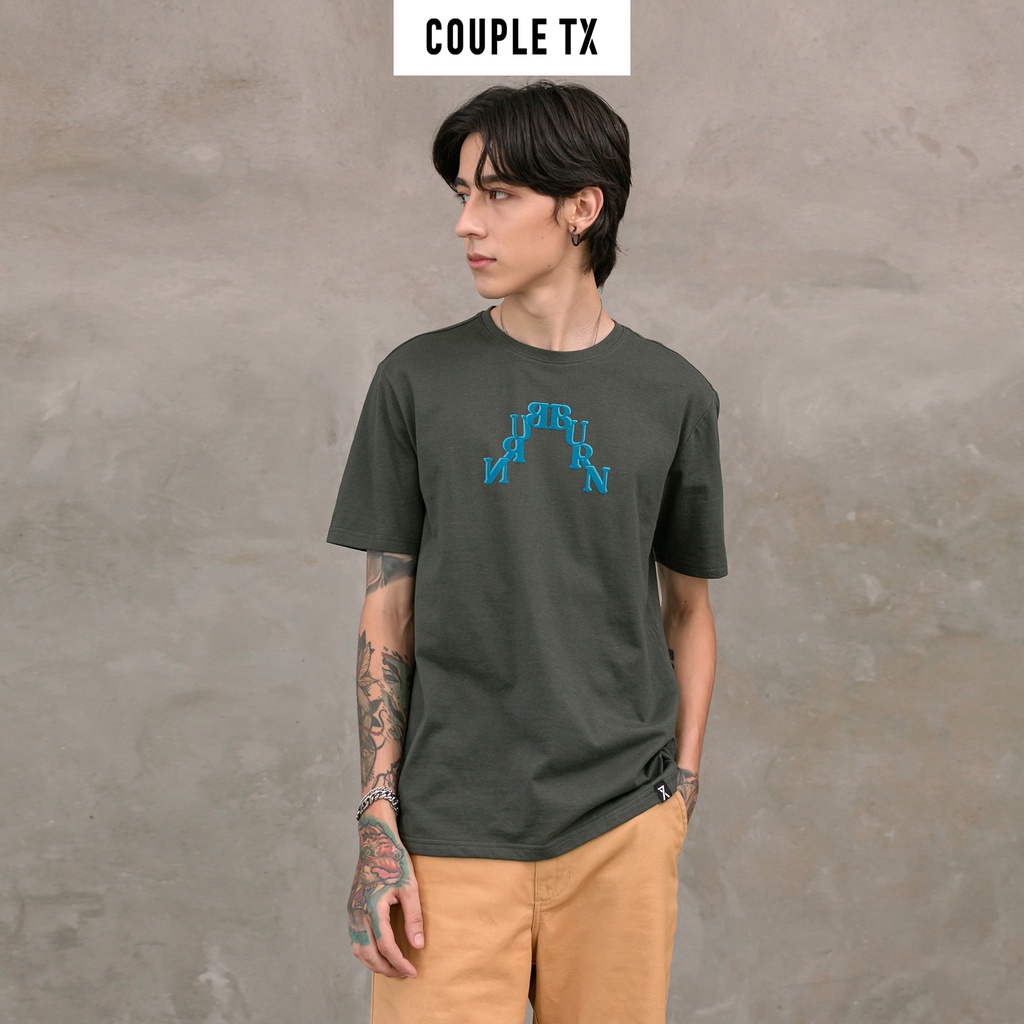 Áo Thun Nam In Chữ Burn Couple TX MTS 1098