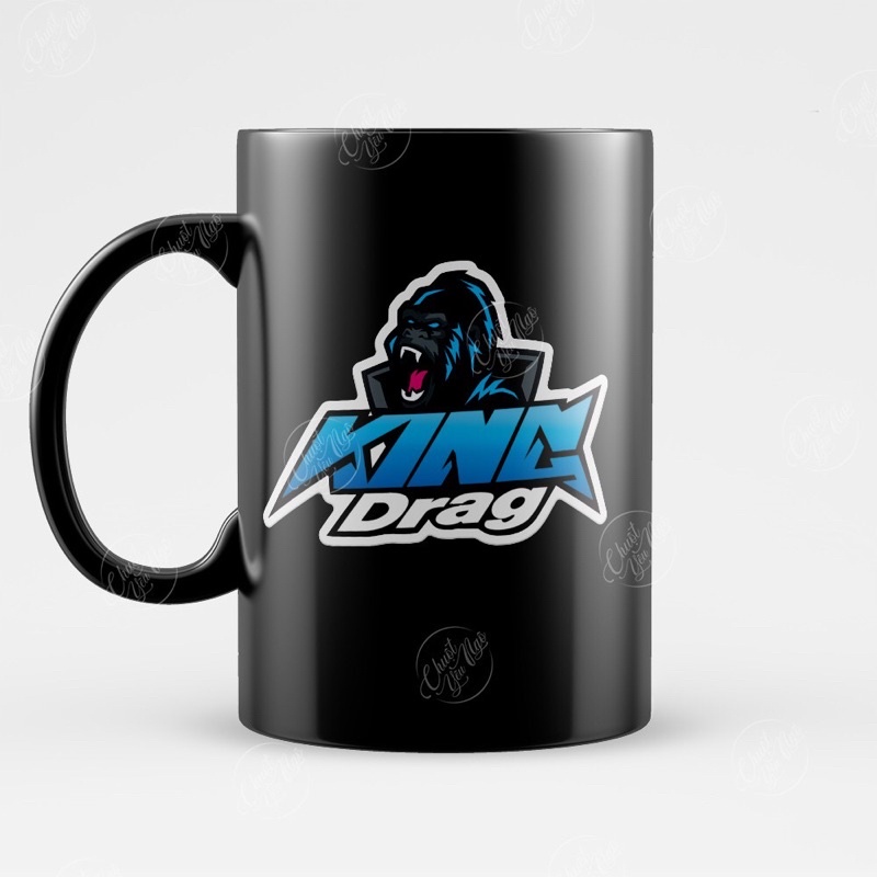 Bộ 9 tem decal King Drag chống nước chất lượng cao dán xe trang trí nón bảo hiểm NT 20