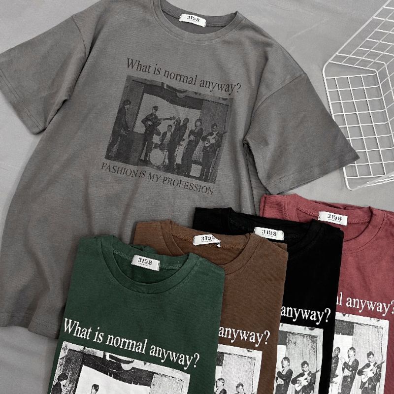 Áo thun tay lỡ 3158 100% cotton xịn hàng loại 1, nam nữ áo đôi áo cặp unisex ulzzang - ẢNH THẬT