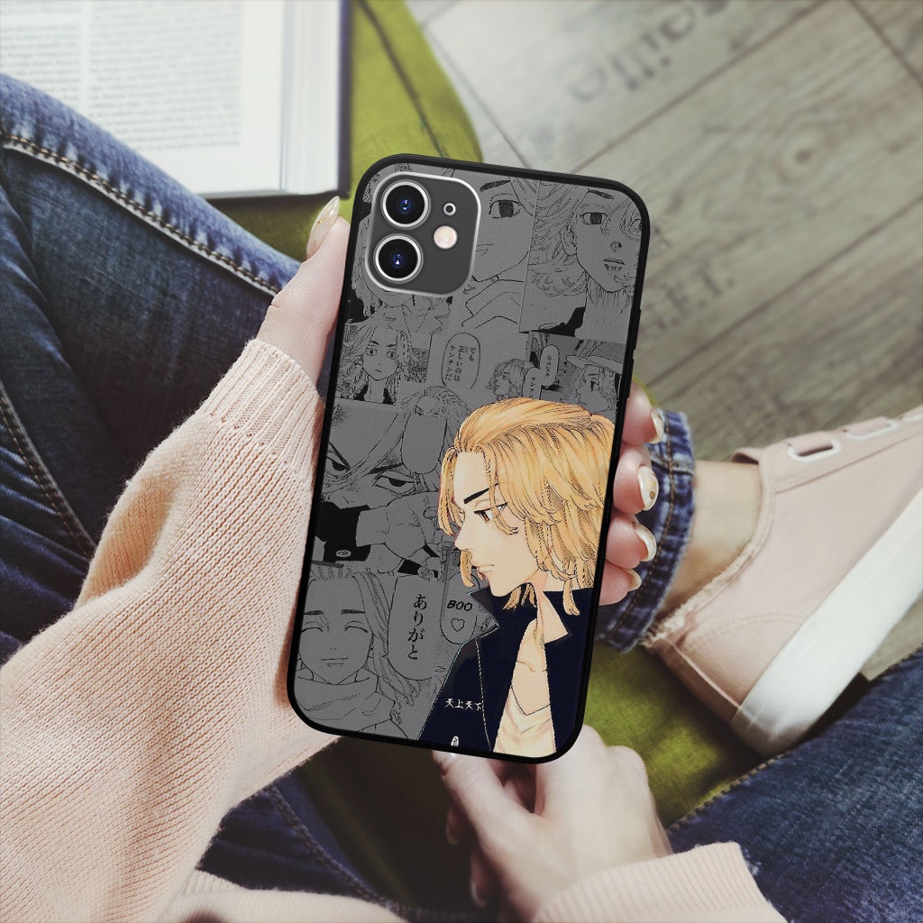 Ốp ip Mikey Tokyo Revengers Manga collage cho Iphone 6 7 8 Plus 11 12 13 Pro Max X Xr TWCPOD0012