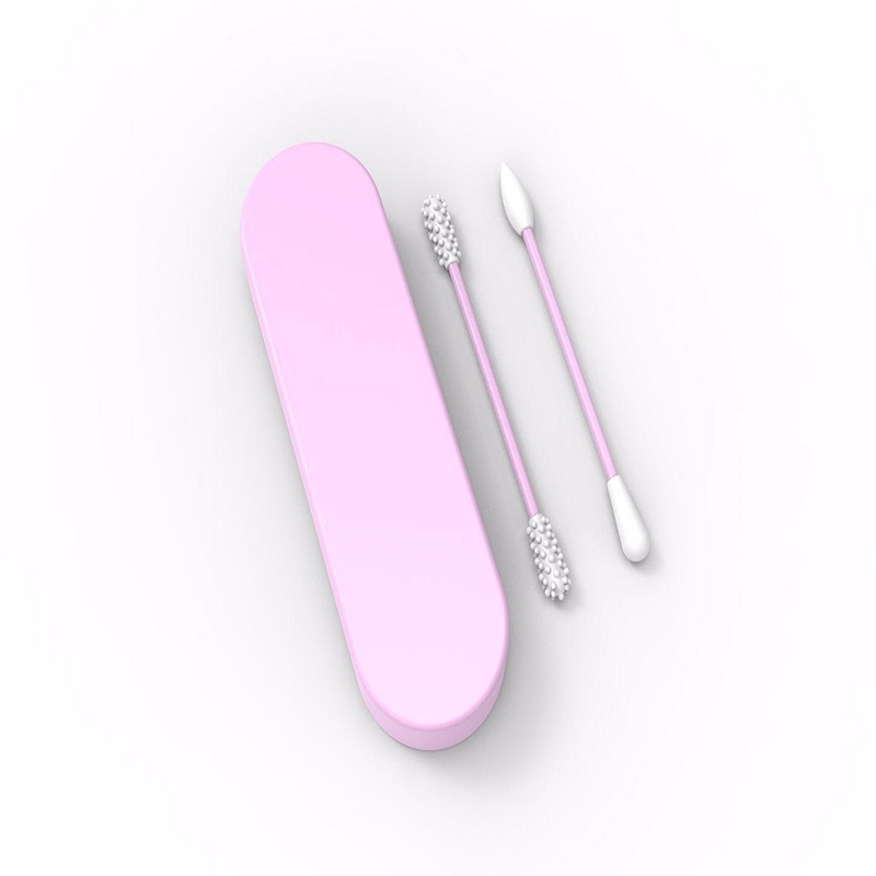 Tăm bông ngoáy tai silicone an toàn có thể làm sạch và sử dụng lại