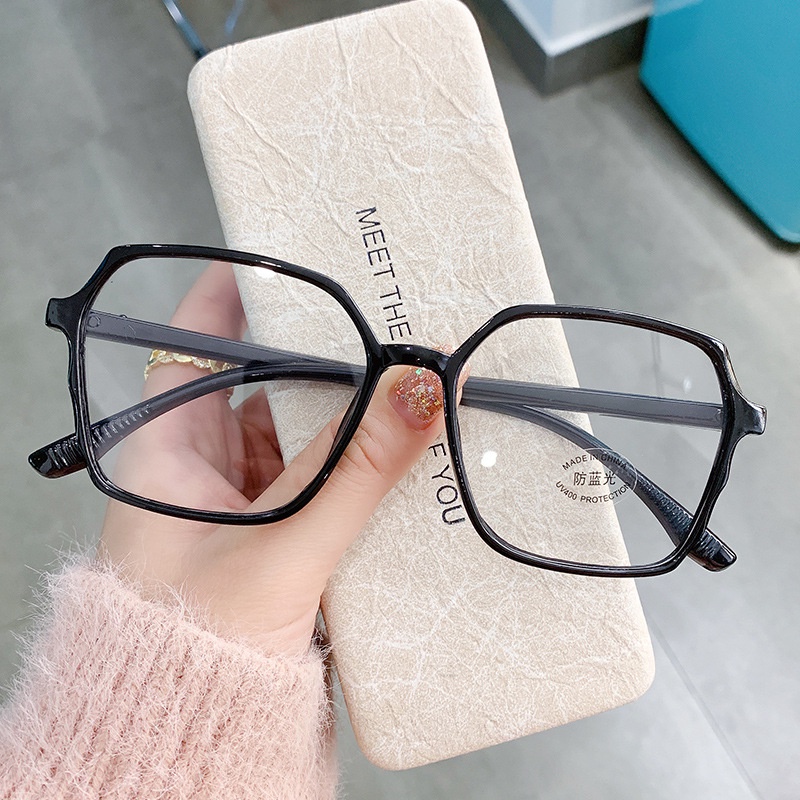 【0-500°】【Hàng Có Sẵn】Kính Cận Gọng Nhựa Chống Bức Xạ Ánh Sáng Xanh Dương Cho Nam Và Nữ