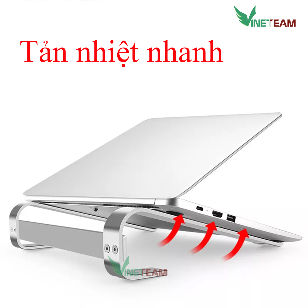 Giá Đỡ Tản Nhiệt Nhôm Cho Macbook, Laptop, máy tính xách tay, Ipad, Surface -DC4365