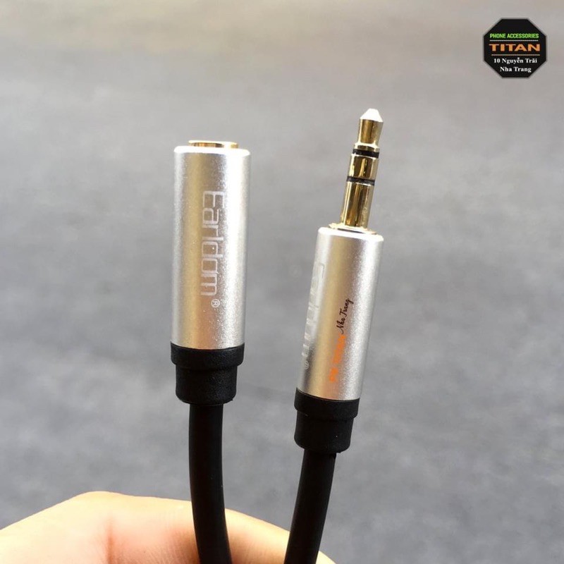 Jack nối dài tai nghe 3.5 AUX -34 chính hãng Earldom
