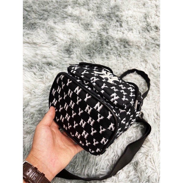 Túi Bucket MLB Monogram Xuất Xịn Dây Gút