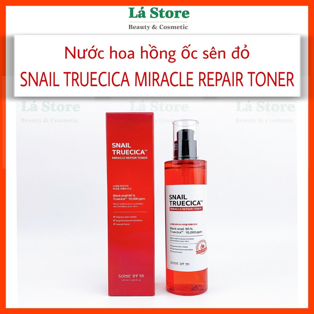 Nước hoa hồng Some By Mii Snail Truecica Miracle Repair Toner - Lá Store