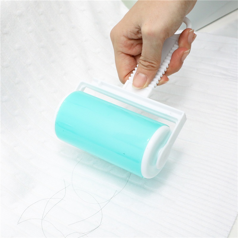 Cây Lăn Bụi Gel Silicon Có Nắp Đậy Tái Sử Dụng Nhiều Lần