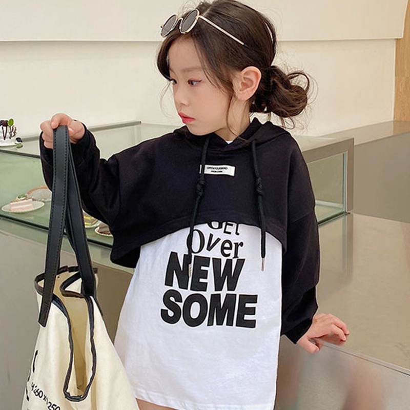 IQ Angel Đầm Thun Dài Tay Phong Cách Hàn Quốc Thời Trang Mới Cho Bé Gái giay nu