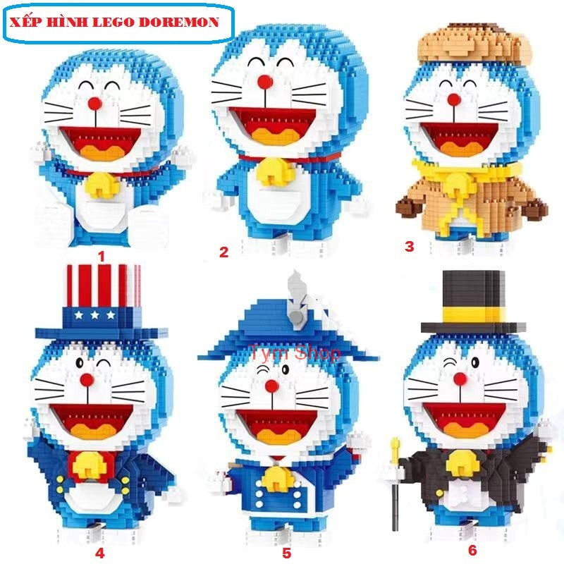 Lắp ráp doremon nobita seko chaien doremi xếp hình lắp ráp nano block cho bé