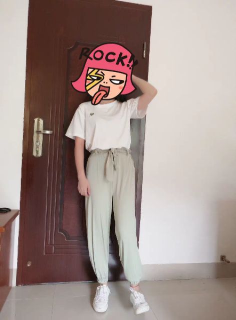 Set áo phông quần vải xanh có sẵn | BigBuy360 - bigbuy360.vn