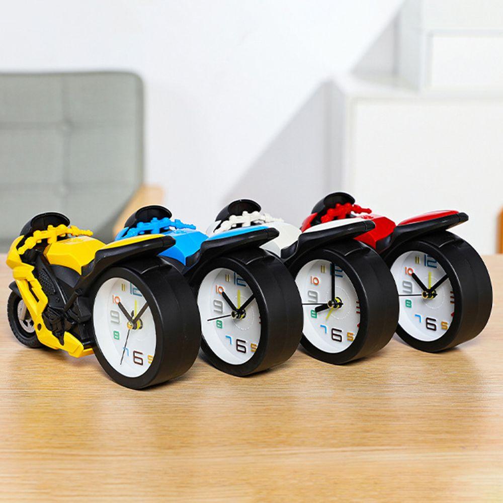 Đồng Hồ Báo Thức Để Bàn Hình Xe Máy SHOUKEY Sáng Tạo Cho Bé