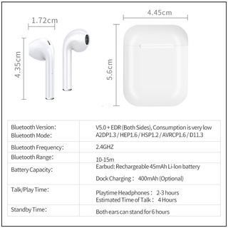 Wireless Headphones Bluetooth 5.0 Motion Immersive iOS or Android phone With Earphone Case