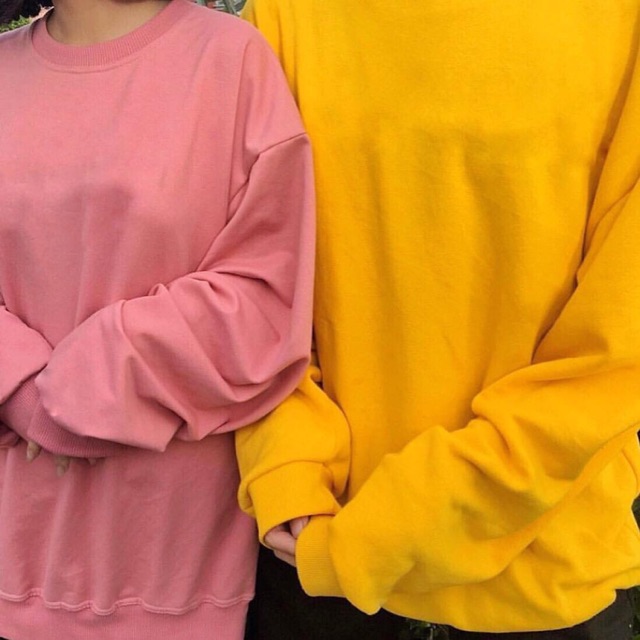 Áo sweater trơn chất nỉ trơn basic unisex