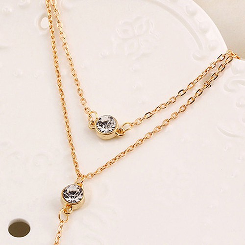 Dây chuyền nhiều tầng kết chuỗi ngọc sang trọng