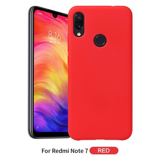 Shockproof flexible silicone phone cover for Xiaomi Redmi Note 7 / Note 6 / Note 6 Pro / Note 5 / Note 5 Pro