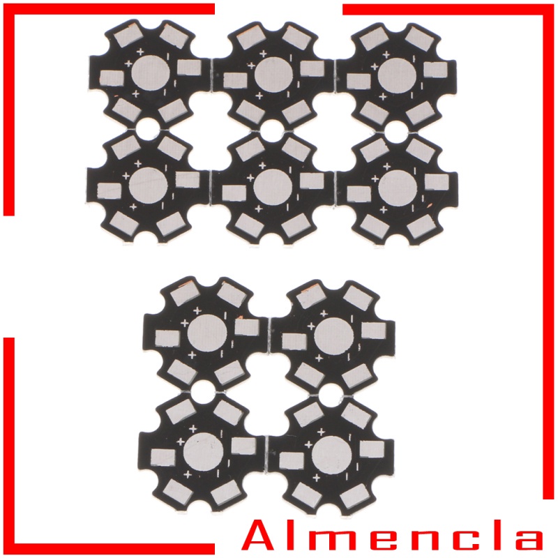 Set 10 đế nhôm tản nhiệt công suất cao 20mm 1W 3W 5W