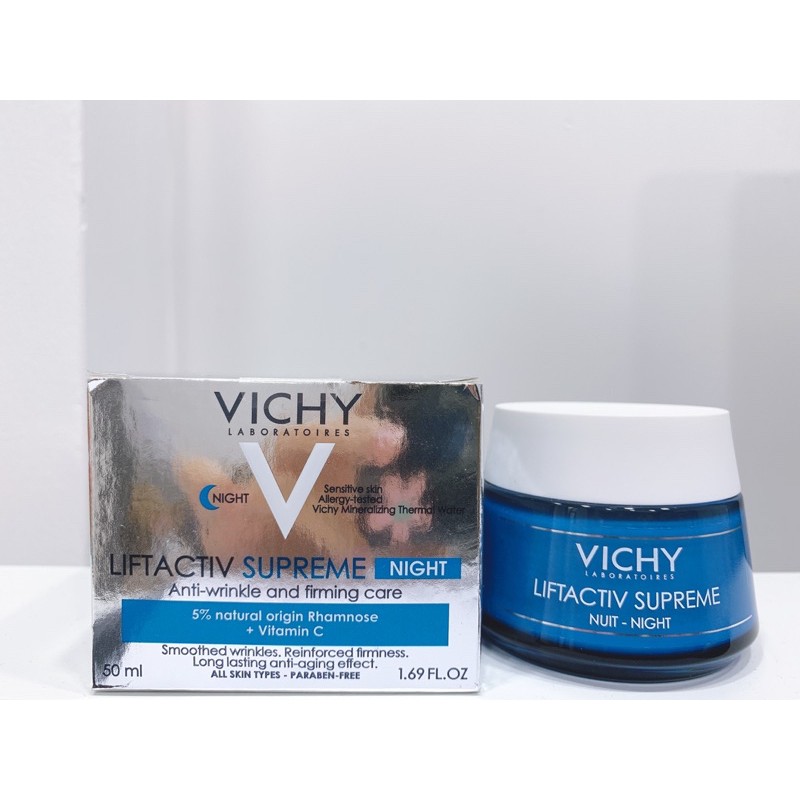 Kem dưỡng da chống lão hoá ban đêm Vichy LiftActiv Supreme Night 50ml