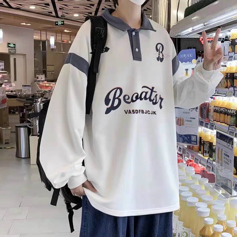 Polo chữ B Chất dầy from to unisex nam nữ mặc được