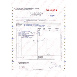 Dây vai trong suốt Triumph.