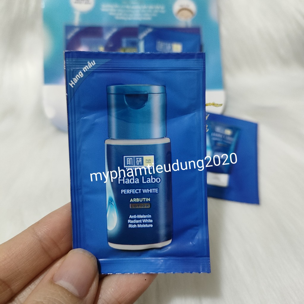 Combo 3 gói mẫu thử dưỡng da trọn bộ HADA LABO 3g