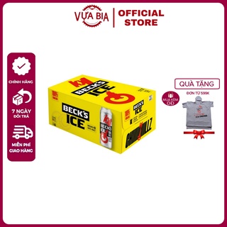 [CÓ THẺ CÀO]BIA BECK'S ICE THÙNG 24 LON 330ML