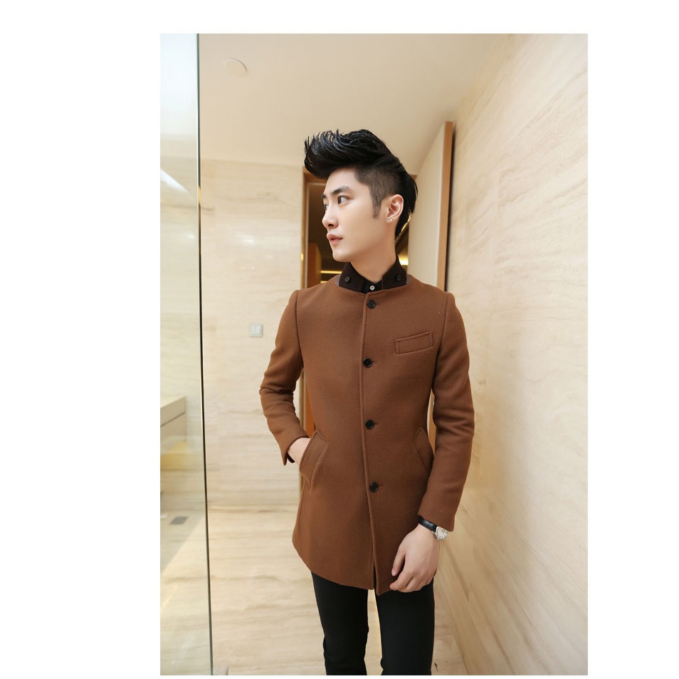 Áo dạ kiểu cổ tàu