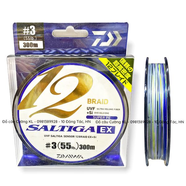 Dù Câu Cá Saltiga EX Sensor 12 sợi EX+Si ( 5 màu )