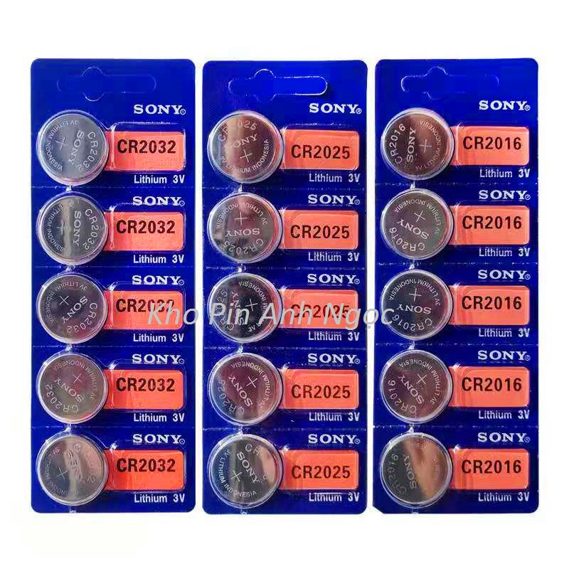 1 Viên Pin Sony CR2032 / CR2025 / CR2016 lithium 3V  - Made in Indonesia