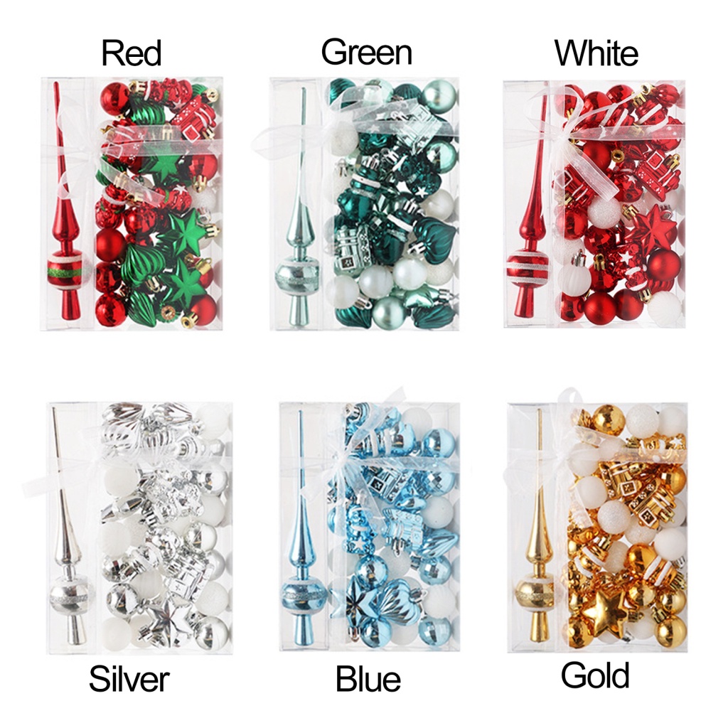 Bộ 34 / 34 / 3cm Dây Treo Trang Trí Giáng Sinh Nhiều Màu Sắc