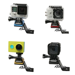 Pat gắn gopro / action cam chân kính xe máy