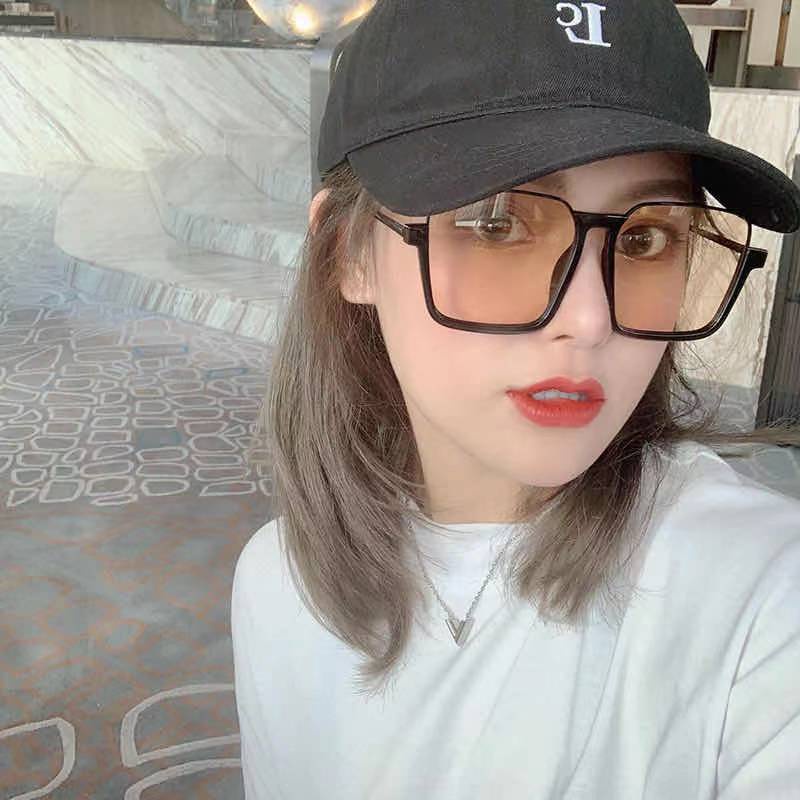 Kính mát gọng vuông phong cách ngôi sao Hàn Quốc cổ điển thời trang unisex