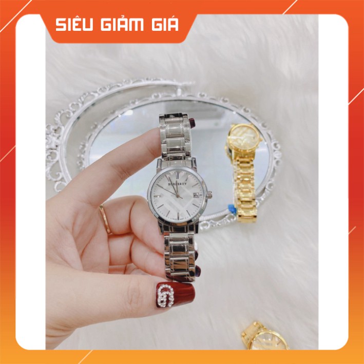 {HOT HOT} Đồng hồ nữ B B R dây kim loại không gỉ, hàng full box, thẻ bảo hành 12 tháng