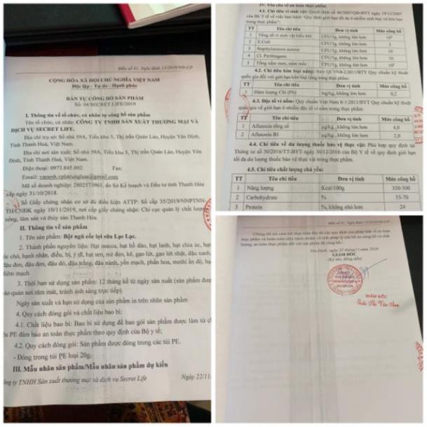 Ngũ cốc lợi sữa lạc lạc - ngũ cốc lạc lạc hộp 30 gói Chính hãng, date mới