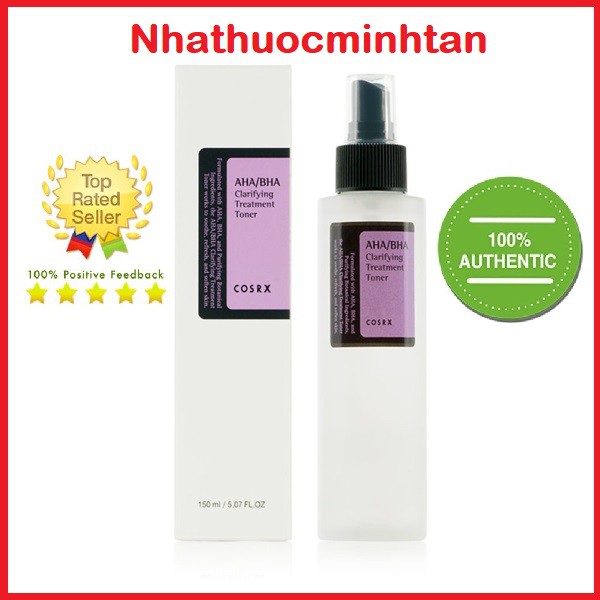 Nước Hoa Hồng Cosrx AHA BHA Clarifying Treatment Toner Chính Hãng | BigBuy360 - bigbuy360.vn