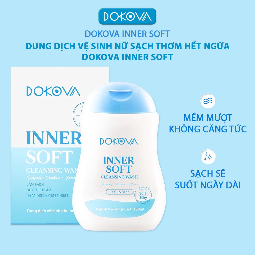 Dung Dịch Vệ Sinh Phụ Nữ Dokova Inner Soft 150ml