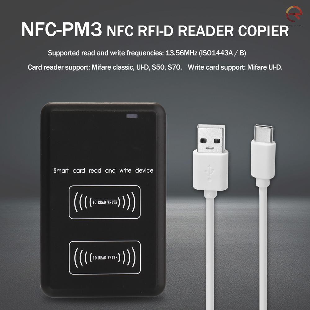 BGIR NFC RFI-D Copier IC I-D Reader Writer Duplicator with Full Decode Function Intelligent Card Read and Write Device