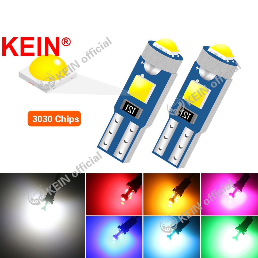 Bóng Đèn Led T5 W3W 3030 Gắn Bảng Điều Khiển Dành Cho Xe Mô Tô 73 74