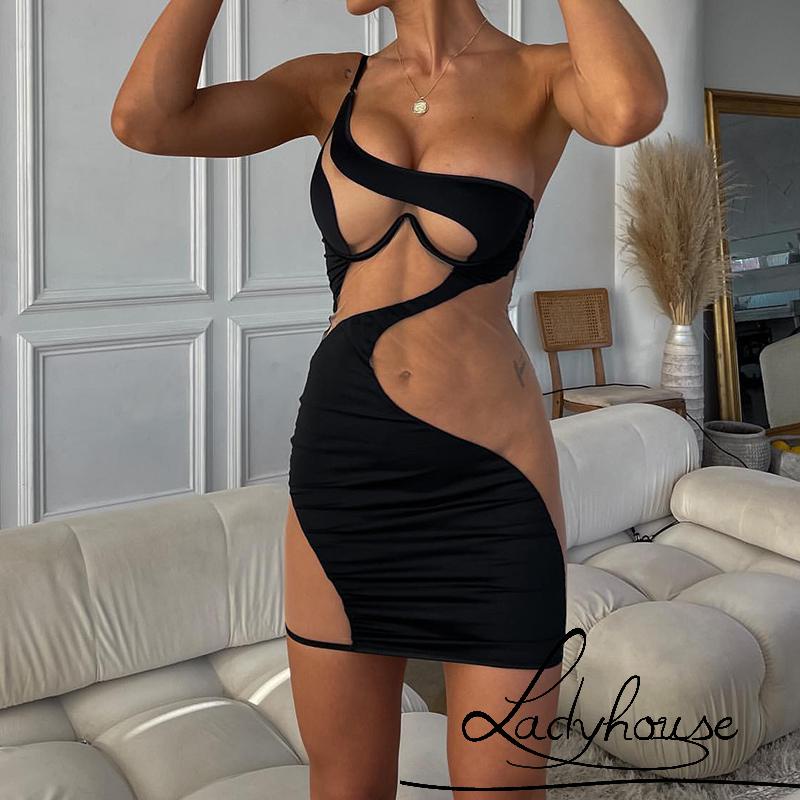 Đầm Lưới Không Tay Xuyên Thấu Thiết Kế Độc Đáo Thời Trang Quyến Rũ Cho Nữ